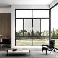 Proveedor de Ventanas Corredizas de Aluminio, Tamaño y Color Personalizados, Doble Acristalamiento para Casa, Apartamento, Balcón, Precio Directo de Fábrica