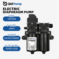 Pompe à eau auto-amorçante à double diaphragme à haut débit, fonctionnant à l'électricité 12V DC, pour l'irrigation agricole