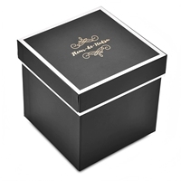 Carpeta de Dos Piezas con Cubierta Heaven Earth, Materiales Reciclados, Logotipo Personalizado, Lámina Dorada en Caliente, Rectangular, Rígida, Laminación Brillante, Forro de Esponja