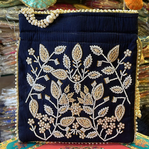 Aspecto perfecto señoras niñas Unisex Potli bolsos diseño decorativo mujeres Potli cadena bolsos tradicionales Potli bolsos al por mayor - Product Image 2