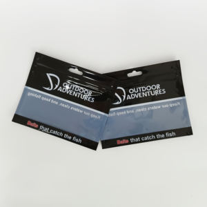 Sac d'emballage personnalisé à trois soudures latérales pour leurres souples de pêche avec fenêtre transparente pour appâts de pêche - Product Image 6