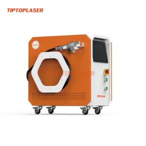 High-efficient MAX 1500W Air-Cooled lightweight Laser Device For Industrial Metal Rust Paint Removal CW Laser Cleaning Machine