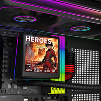 Refroidisseur liquide pour processeur FENCER 360 mm AIO avec écran LCD 4,0 pouces, synchronisation ARGB, ventilateur PWM pour Intel LGA1700/1851 AMD AM5 AM4