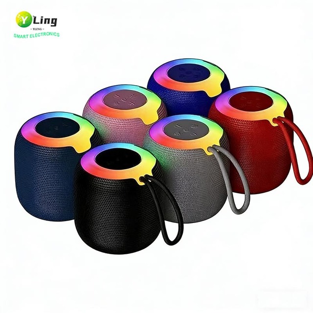 Best Price Small Blue-tooth Speakers Wireless Stereo Fabric Outdoor Party  Full Range Loudspeaker Blue tooth Speaker