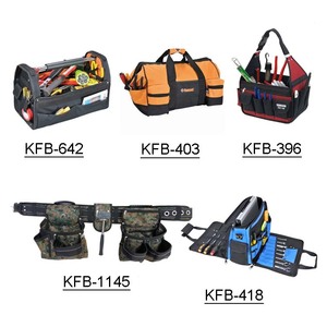 Borsa portautensili portatile di grande capacità impermeabile in tessuto Oxford fondo in plastica resistente elettricista <span class=keywords><strong>falegname</strong></span> per campionare su misura - Product Image 6