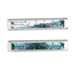 Règle en acrylique remplie de liquide, 1 pièce, de bonne qualité, prix d'usine, anti-chocs, <span class=keywords><strong>coin</strong></span> rond - Product Image 5