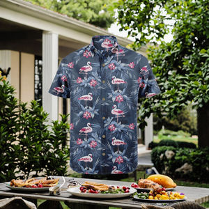 เสื้อฮาวายแขนสั้นผู้ชาย, เสื้อ2022อโลฮาโพลีเอสเตอร์แห้งเร็วสไตล์ชายหาดฤดูร้อน - Product Image 2