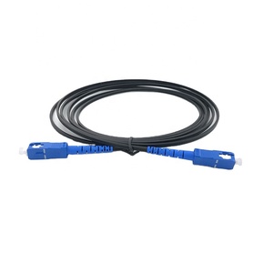 ZG Tech SC UPC FTTH Dropkabel G657A Buiten Fiber Optische Waterdichte Patchkabel Aanpasbare Lengte PC/APC Ferrule 3 Jaar Garantie Zwart - Product Image 1