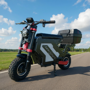 Livraison gratuite aux États-Unis, trottinette électrique avec siège, 72V 10000W, double moteur, batterie amovible 50Ah, pneus larges de 14 pouces, trottinette électrique avec démarrage NFC - Product Image 4