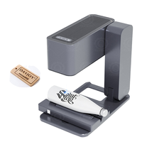 Machine de gravure et de découpe portable pliable 5W mini laser pour pavés, feuilles, bois, verre, acier inoxydable, machine de codage laser