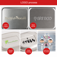 Ensemble de cuisine en titane personnalisé à faible MOQ avec logo, pot de camping léger, couvercle à marque privée, poignée pliable pour la randonnée