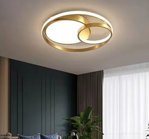 Nueva llegada redonda inteligente sala de estar accesorios acrílico candelabro colgante moderno LED luces de techo - Product Image 3