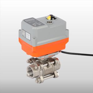 2路220V 24V电动球阀DN50电动4-20mA旋转执行器自动水控CE/NSF认证MTD - Product Image 1