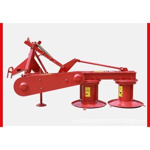 เครื่องตัดหญ้าแบบหลายจานหมุน สีแดง ประสิทธิภาพสูง ขับเคลื่อนด้วยเกียร์ สำหรับใช้กับรถแทรกเตอร์ - Product Image 5