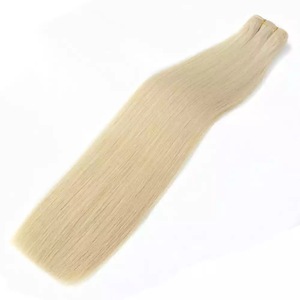Jasmine beauty Blonde Genius Weft Hair Extensions 50 Grams 100 Grams Human Hair Extensions Weft Machine Double Weft Hair - Product Image 4