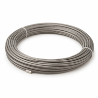 Câble de sécurité en acier inoxydable 7*7, corde flexible pour systèmes de protection routière et publique
