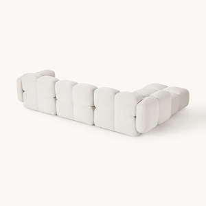 <span class=keywords><strong>Canapé</strong></span> d'angle modulaire en tissu, style minimaliste moderne, avec chaise longue réversible, meubles rembourrés pour salons de villa - Product Image 5