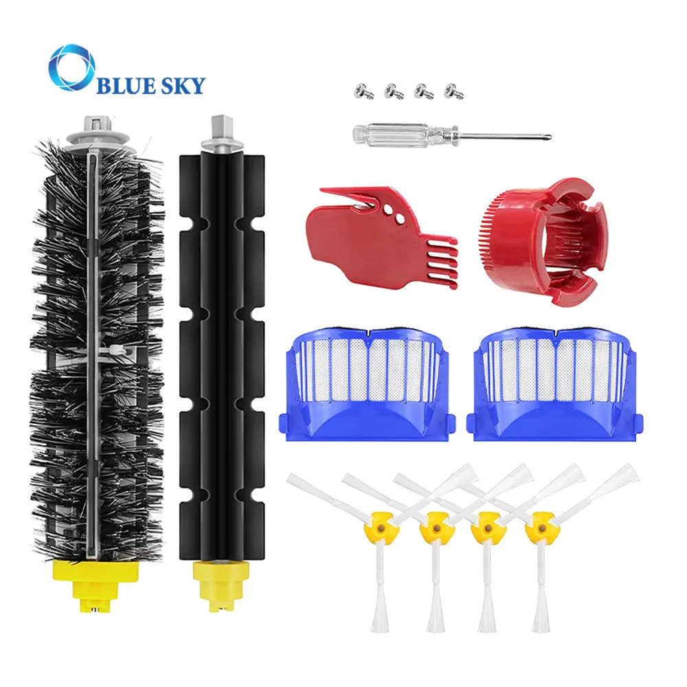 Irobots Roombas500および600シリーズロボット掃除機アクセサリー用の交換用サイドブラシブリッスルブラシH12フィルター