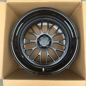 Jantes en alliage d'aluminium forgé sur mesure en 2 parties, concaves profondes, 5x112/5x114.3, 18-24 pouces, compatibilité universelle <span class=keywords><strong>4x4</strong></span> - Product Image 3