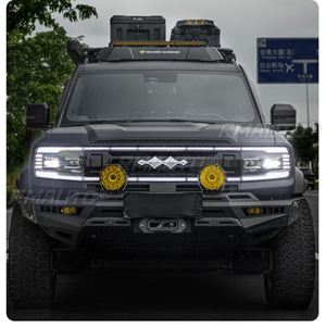 ชุดแต่ง BYD Leopard 5 ชุดแต่งกันชนหน้า LED พร้อมกระจังหน้าแบบ Racing  ฝาครอบตกแต่ง  ชิ้นส่วนภายนอกกันชนหน้า - Product Image 4