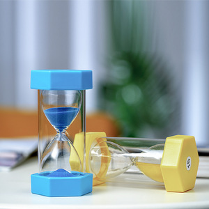 Minuteur hexagonal vintage rétro de 20 minutes, en plastique résistant aux chutes, cadeau pour enfants, pour la décoration et la mesure du temps, rotatif - Product Image 4