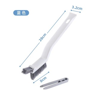 Brosse de sol multifonctionnelle 3 en 1 avec pince à débris, brosse de nettoyage de toilettes à poils rigides pour usage domestique - Product Image 2