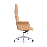 Ensemble de chaises de bureau de direction en cuir PU de luxe, design traditionnel, vente directe d'usine pour la maison et les conférences