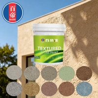 Effets de finition texturée Pierre naturelle luxueuse Pierre décorative élégante en cristal Durable Peinture pour pierre