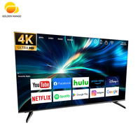 Op maat gemaakte 27-75 inch ultradunne 4K LED Smart TV met Google OS en meertalige ondersteuning voor zakelijke weergave