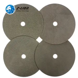 7" Diamond Sanding Disk Electroplated Grinding Pad Flexible Disc For Propeller Stone Concrete Glass Tile Sanding And Polishing