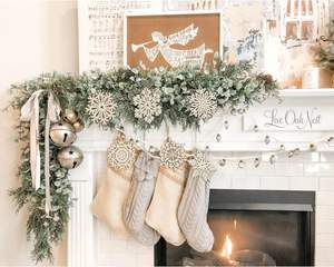 DIY kerajinan anak gambar grosir belum selesai pohon Natal dekorasi rumah potongan kayu - Product Image 2