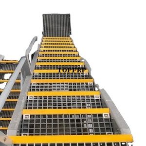 Couvre-bord d'escalier antidérapant renforcé de fibre de verre pour escalier-Haute résistance anti-corrosion - Product Image 4