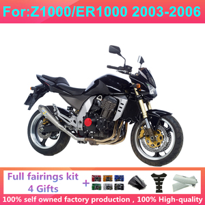 Kit completo de carenado inyectado para motocicleta, compatible con Z1000 ER1000 2003 2004 2005 2006, kits de carrocería y carenados Zxmt Z1000/ER10 - Product Image 6