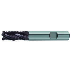Cortador estándar HSS-Co TA1419 con revestimiento de TiAlN Helix de 30 °, 4 bordes de corte, vástago Weldon para desbaste 65 HRC 4 flautas - Product Image 1
