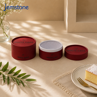 Emballage en tube de carton kraft de qualité alimentaire pour cheesecake, avec insert de cuisson, résistant au four, boîte cylindrique en papier pour gâteau basque