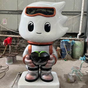 ประติมากรรมการ์ตูนไฟเบอร์กลาส ตัวละคร IP แบบกำหนดเอง ตั้งพื้นกลางแจ้ง งานแฮนด์เมด ตกแต่งหน้าร้าน - Product Image 5
