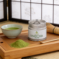 Boîtes en métal pour emballages alimentaires, petites, écologiques, hermétiques, vides, rondes, blanches, pour thé matcha, 30 ml, 40 ml, 50 ml, 80 ml, 100 ml