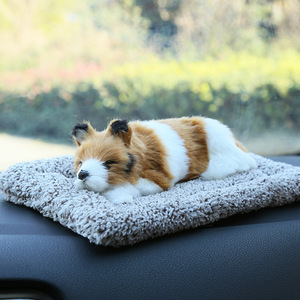 Commercio all'ingrosso 350g di carbone di bambù cane di simulazione di peluche per rinfrescare auto ornamento per la casa con profumo di sfiato giocattolo per cani dormito - Product Image 3