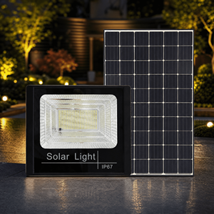 <span class=keywords><strong>Projecteur</strong></span> <span class=keywords><strong>solaire</strong></span> LED multi-puissance pour jardin, lampe de paysage extérieure étanche IP65 avec télécommande et minuterie - Product Image 1