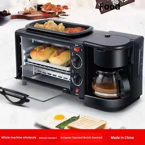Electric Three-<strong>in</strong>-one Multi-function Household US Standard 110V220V <strong>Breakfast</strong> <strong>Maker</strong> Toaster Oven Mini Oven - Product Image 2