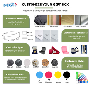 EVERWIN Wholesale High-end Premium Folding Box Luxury <b>Magnetic</b> Lid Rigid Paper Cardboard Packaging <b>Gift</b> <b>Boxes</b> - Product Image 6