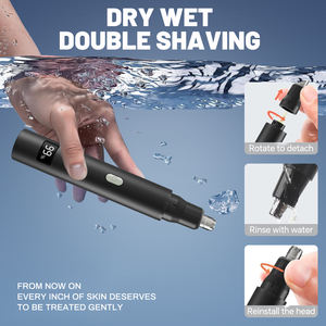 Trimmer per il naso da uomo 2025 professionale USB ricaricabile indolore per sopracciglia e rimozione peli facciali con motore potente - Product Image 6