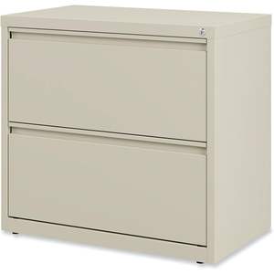 ตู้เก็บเอกสารแบบวางด้านข้าง Alera ขนาด 30 นิ้ว x 18.63 นิ้ว x 28 นิ้ว พร้อมลิ้นชักใส่เอกสารขนาด Legal/Letter 2 ลิ้นชัก สีพัตตี้ - Product Image 1