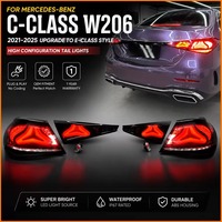 Feu arrière HETOP W206 2021-2025 Classe C, clignotant LED amélioré, feu de recul, accessoires de feux arrière les plus récents, modifiés pour Mercedes-Benz