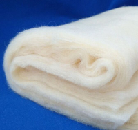 Ouate/ouate/feutre d'isolation en fibre de soja souple biodégradable pour couverture/couette/matériau de remplissage de literie