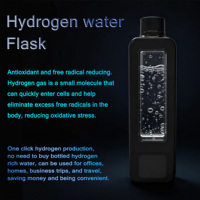 Produit breveté américain : Bouteille d'eau hydrogénée intelligente 8000ppb, contrôle par application + surveillance de l'eau potable, batterie 4500mAh