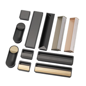 Poignées de meubles invisibles encastrées pour armoire de chambre à coucher, coulisses de <span class=keywords><strong>placard</strong></span>, poignées dissimulées - Product Image 4