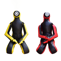 Techniques de soumission de grappling factice en cuir factice d'entraînement personnalisable mettant en vedette