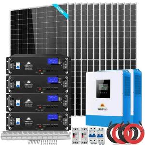 ชุดพลังงานแสงอาทิตย์แบบออฟกริด Su NGo Ld 10000W 48V 120V/240V 20.48KWH LifePO4 พร้อมพอร์ตสื่อสาร CAN/RS-232 แบบแยกส่วนสำหรับบ้าน 95 - Product Image 2