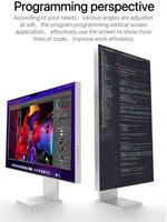 Monitor de Escritorio LCD LED IPS de 32 Pulgadas, Super Ancho, Resolución 6K, Frecuencia de Actualización de 60Hz, Puertos USB para Juegos de PC, Nuevo